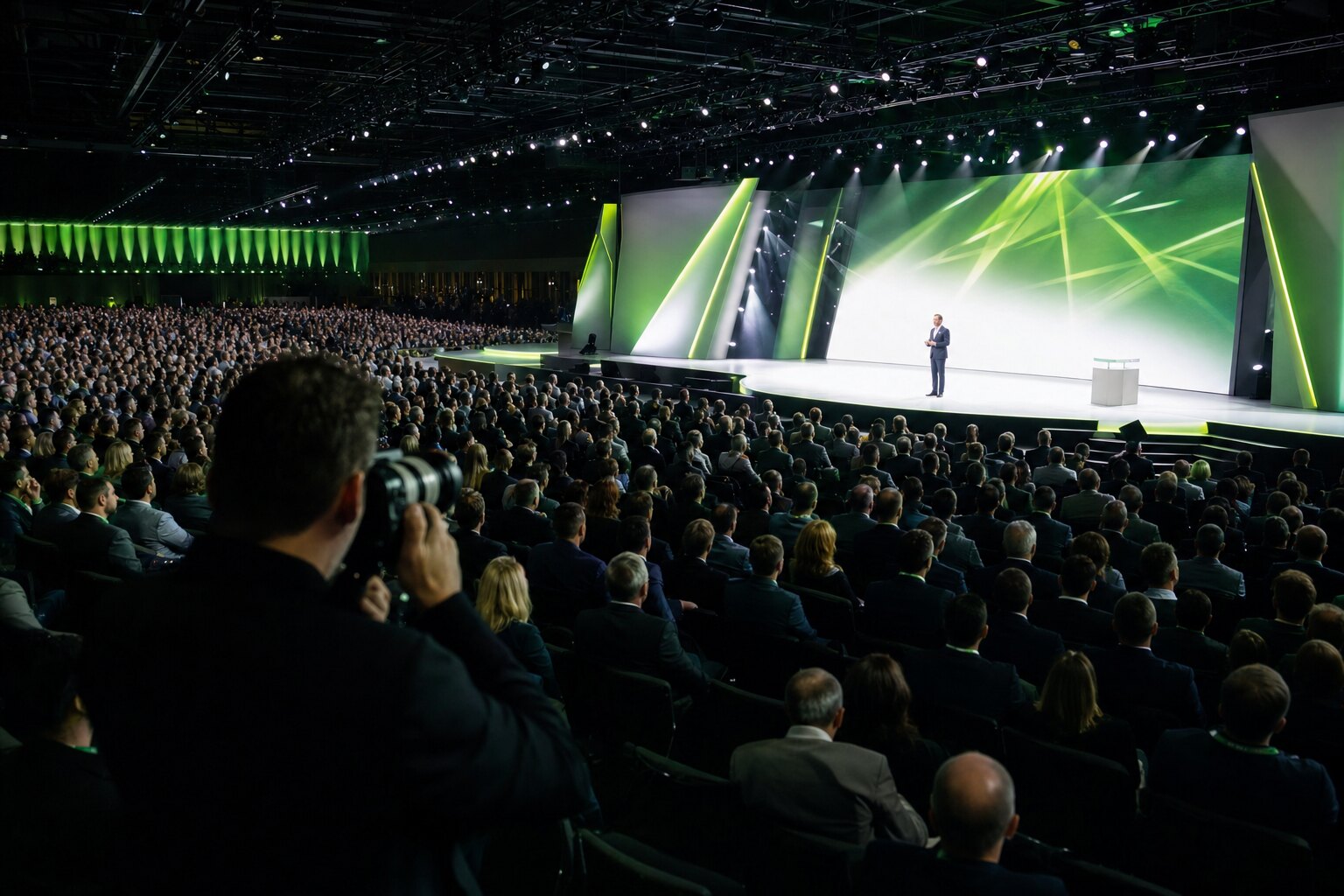 Fotografie auf einem Kongress