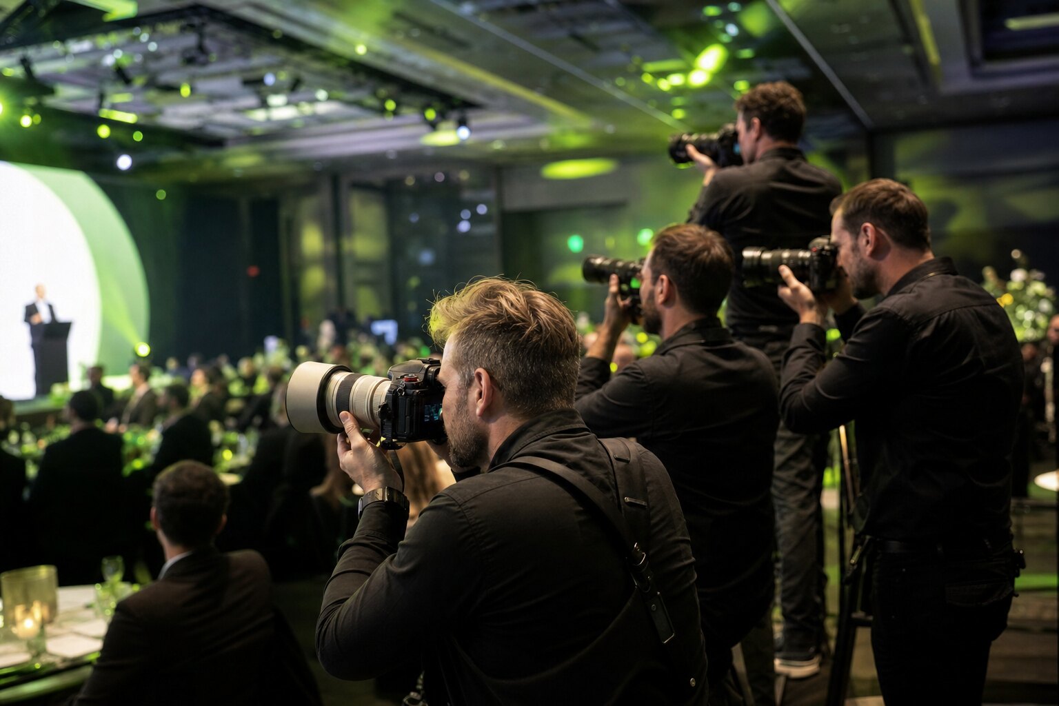 SpeedShot Fotografen-Team im Einsatz