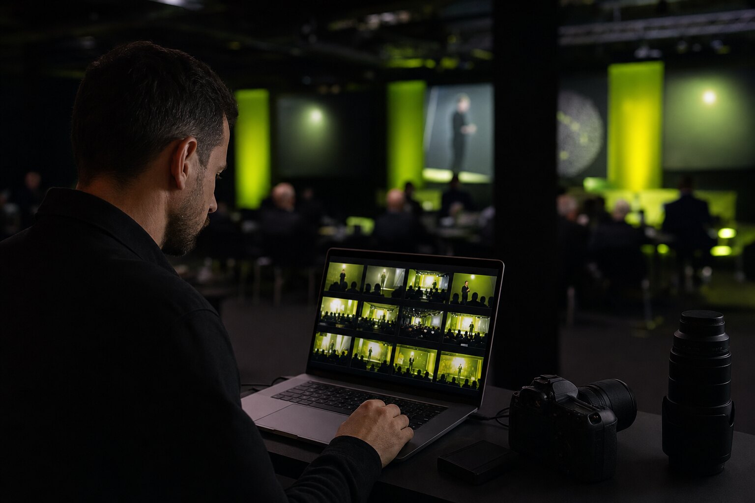 SpeedShot Team beim Making-of