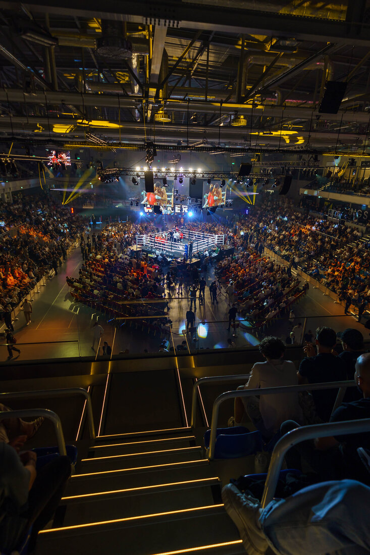 Volle Arena bei einem Event im SNP Dome Heidelberg