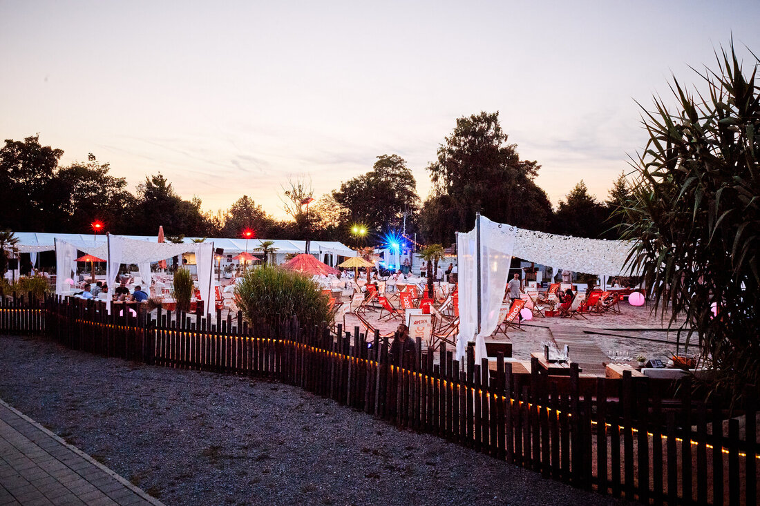 Bühne bei einem Unternehmens-Event